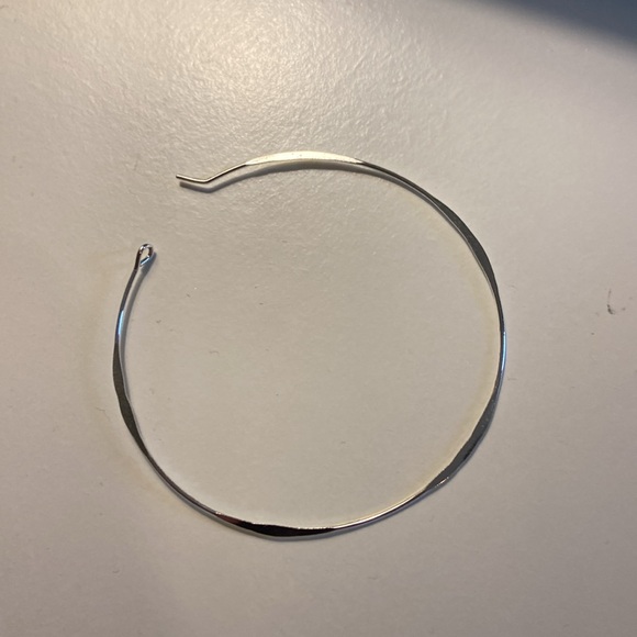 true to form Exaggerated Hoop Earrings in Gold and Silver - Picture 5 of 8